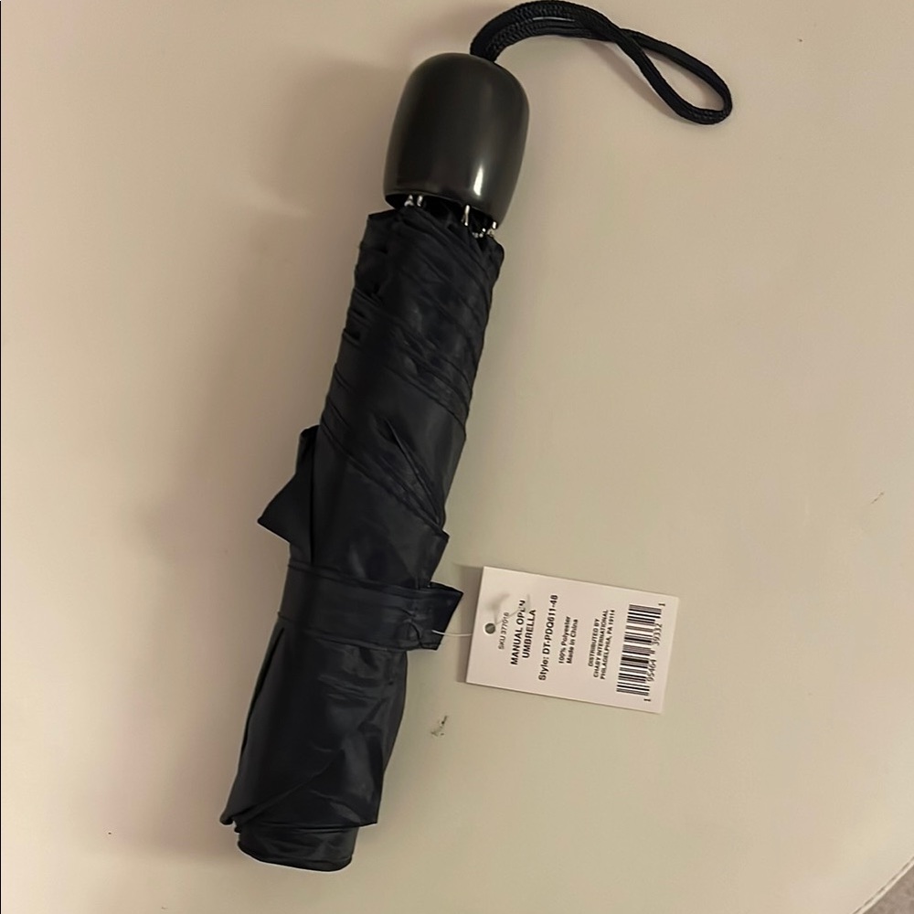 Totes Black Compact Umbrella